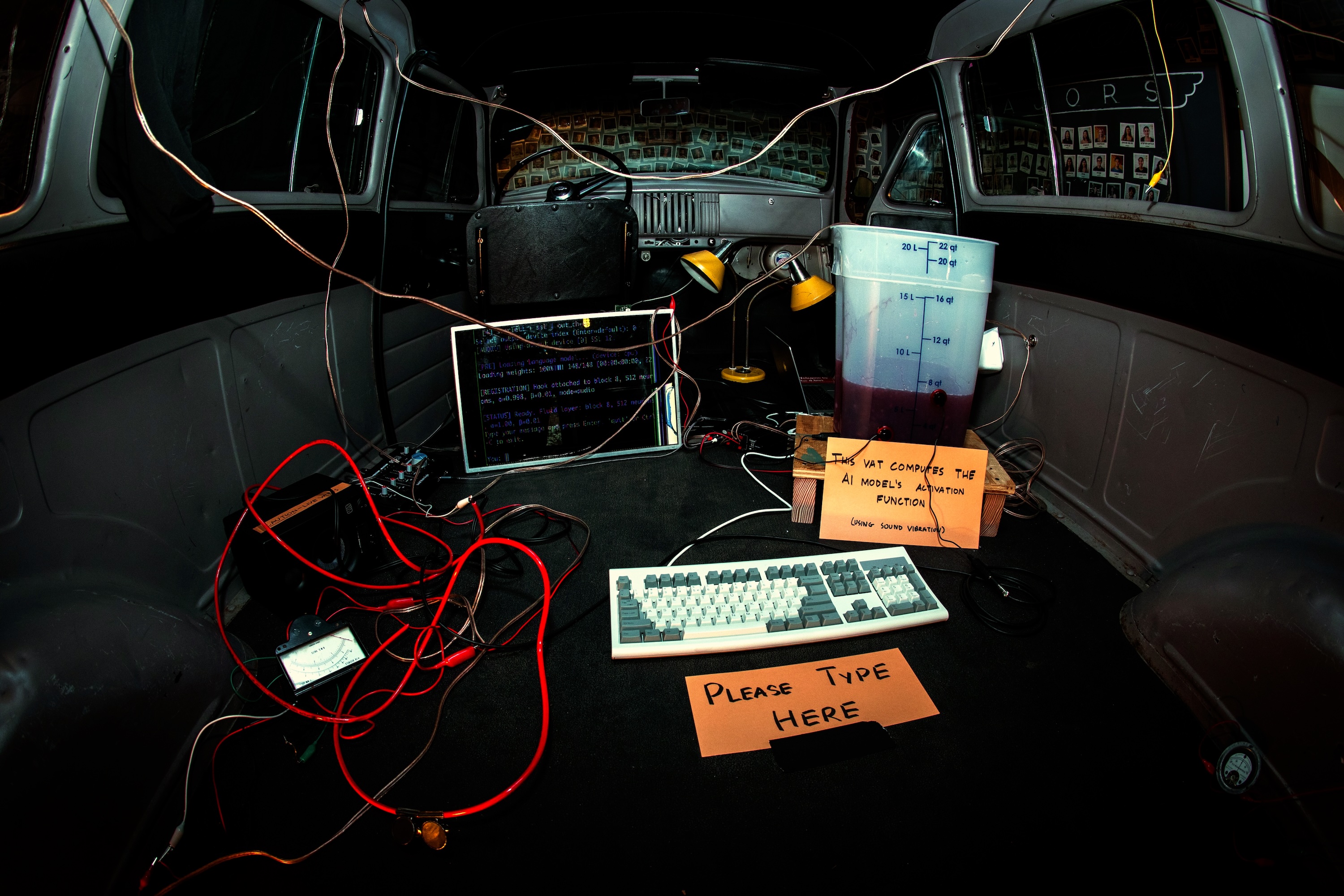 blood computer installed at stanford d school